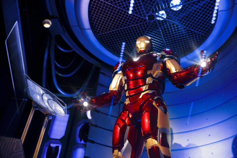Iron Man im Avengers Campus