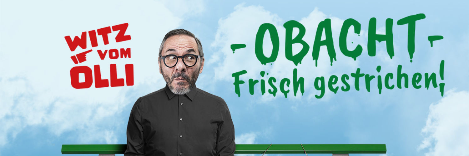 Am 13. August präsentiert "Witz vom Olli" im Erlebnispark Tripsdrill sein neues Programm "Obacht – Frisch gestrichen". © Tripsdrill