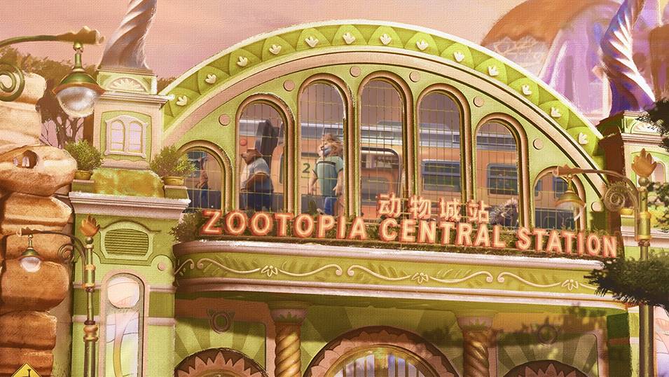 Shanghai Disneyland Rendering Zoomania