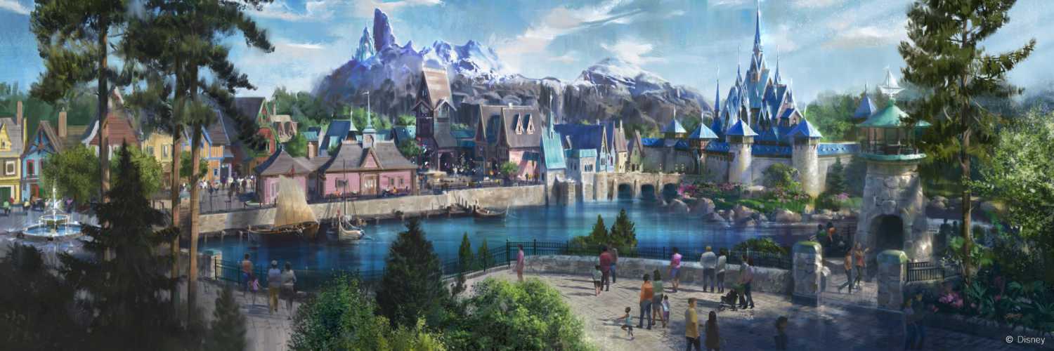 Frozen Themenbereich für die Walt Disney Studios © Disney