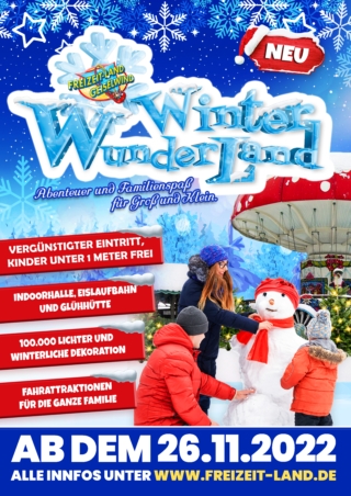 Winterwunderland im Freizeit-Land Geiselwind