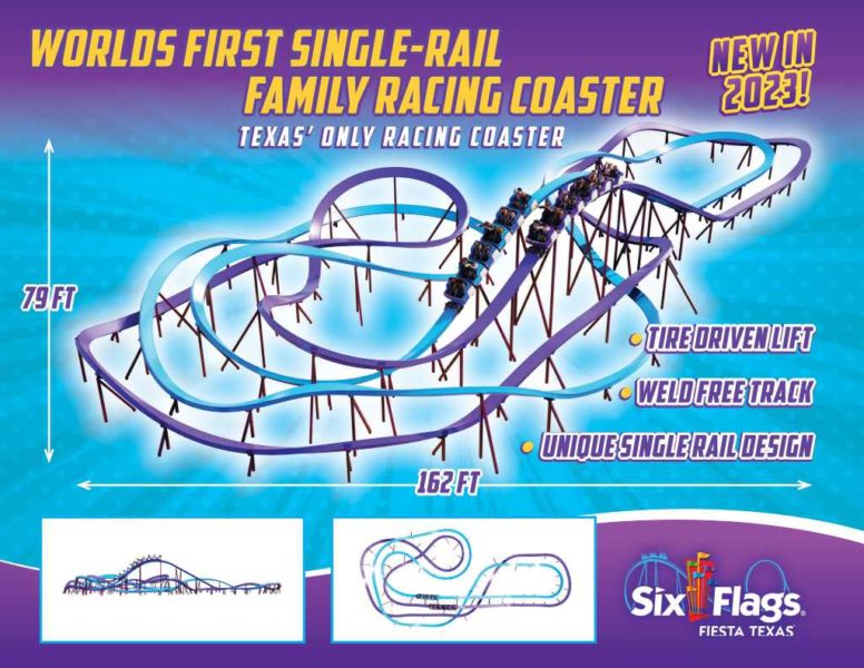 Neue Achterbahnen 2023 im Six Flags Fiesta Texas