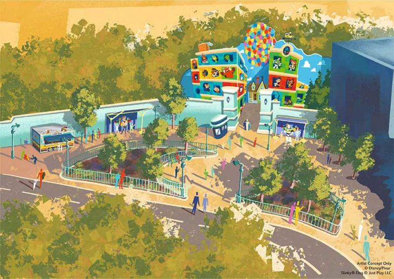 Die neue Toon Plaza im Walt Disney Studios Park