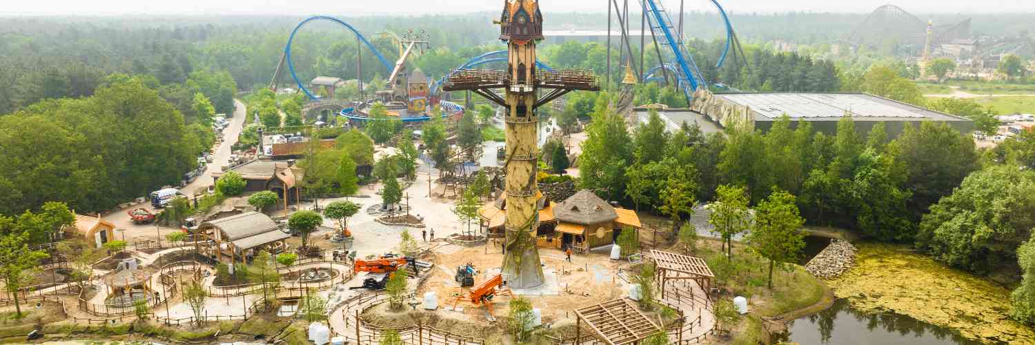 Ein Blick auf die Avalon Erweiterung 2023 © Toverland