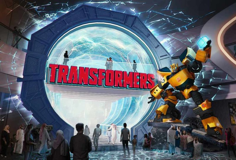 Transformers Attraktionen werden von Triotech für SEVEN entwickelt
