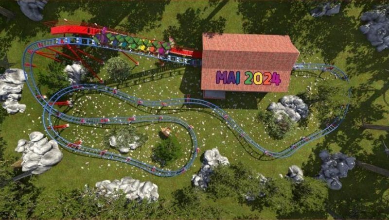 Die neue Familienachterbahn im Freizeitpark Traumland ©Freizeitpark Traumland