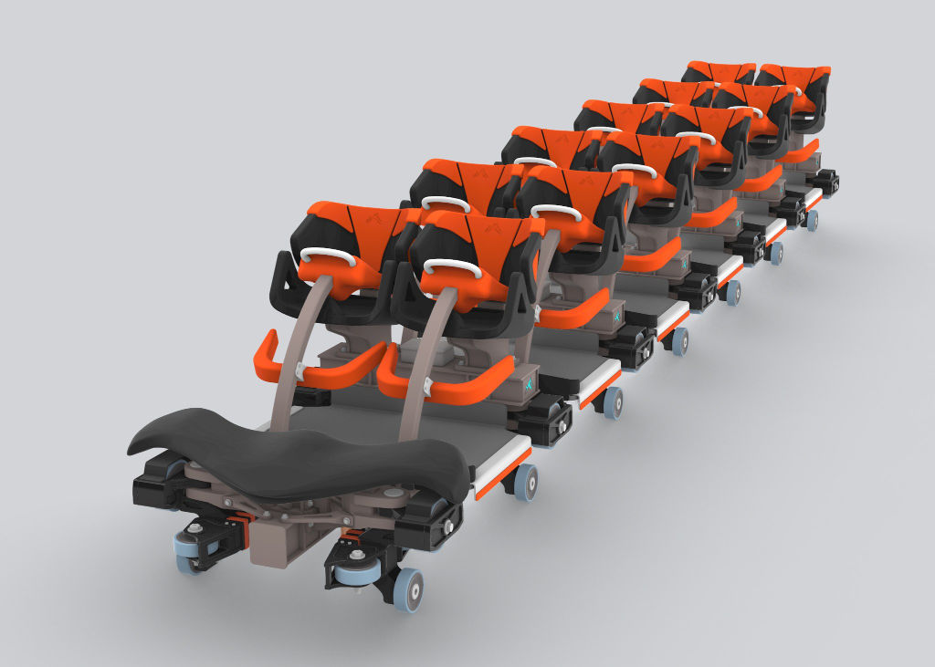 So soll der Zug von einem Wild Moose Family Coaster aussehen. © Rocky Mountain Construction