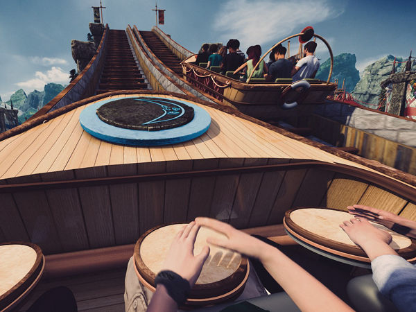 Vekoma zeigt erstmals Wasserattraktion "Beat It Interactive Boat Ride"