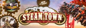 Six Flags America überarbeitet Steampunk Themenbereich und eröffnet ihn 2024 als „SteamTown“