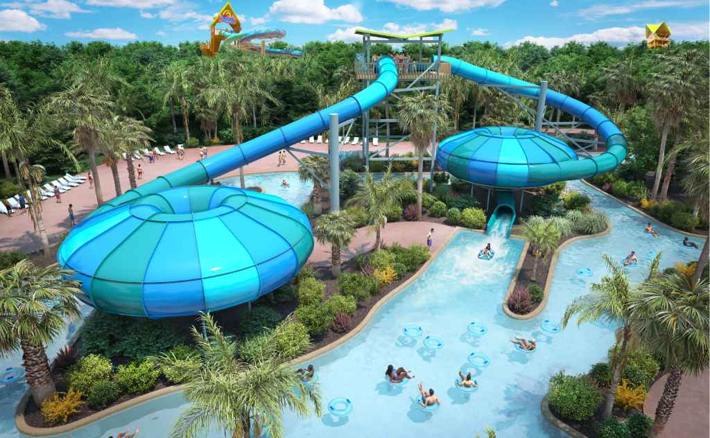 Ein Blick auf die neue Aquatica Rutsche © Aquatica Orlando