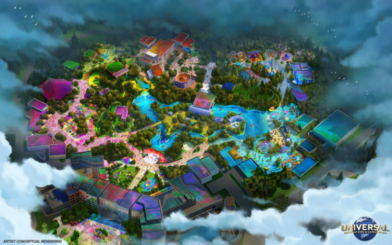 Konzept aus dem Jahr 2023 des Universal Kids Resort