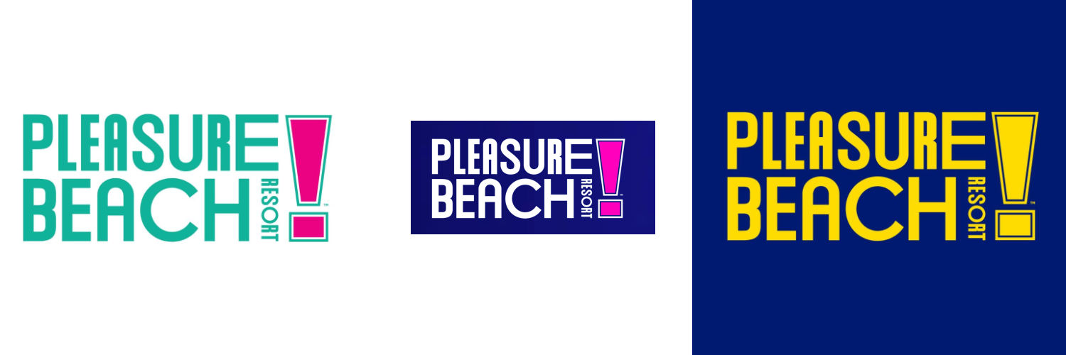 pleasure beach resort logo farben