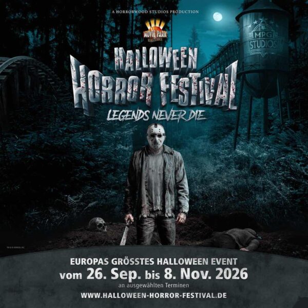Legends Never Die: Movie Park startet ins 28. Halloween Horror Festival 2 Movie park Germany Halloween horror festival 2026 visual