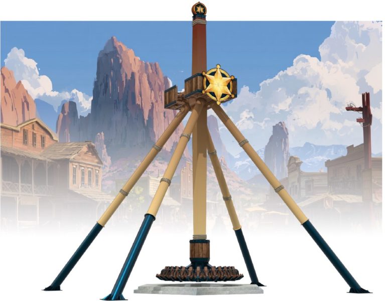 Ein Blick auf die Pendelattraktion die 2026 nach Slagharen kommt.