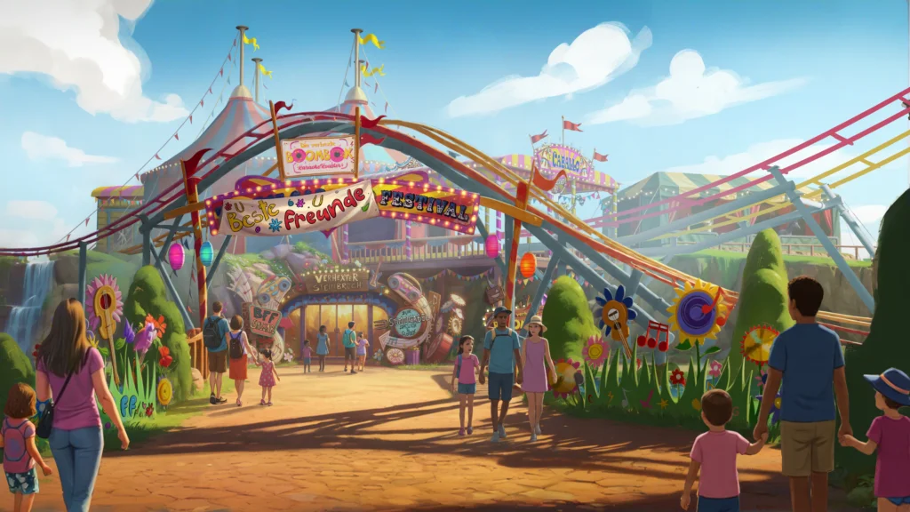 Bibi & Tina Freizeitpark - Karls verschiebt die Eröffnung auf Sommer 2027 4 bibi tina freizeitpark karaoke coaster konzept 2