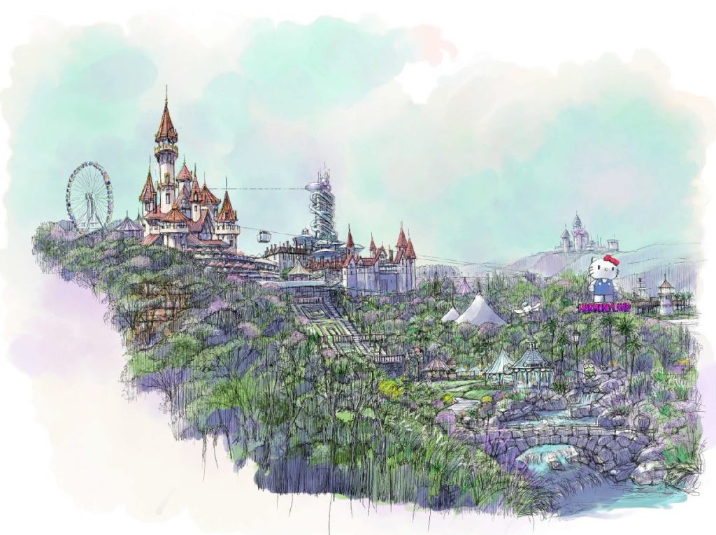 Harmonyland vor Transformation: Sanrio stellt Grundkonzept für neues Resort vor 2 Harmonyland