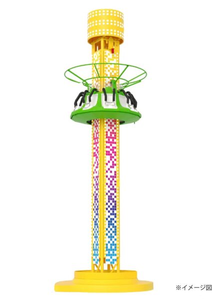 Hokkaido Greenland 2026: Jubiläum, neue Attraktion und Schnee ohne Ende 2 Der neue gelbe Drop Tower von SBF Visa für das Hokkaido Greenland