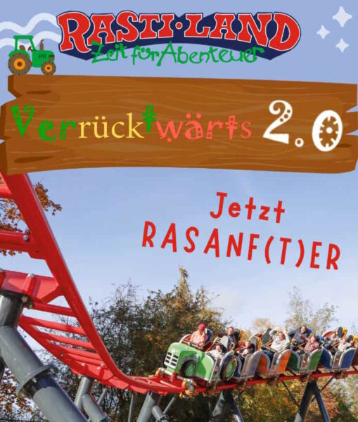 Tassen Chaos erfreut 2026 im Rasti-Land 2 Neben Tassen Chaos noch Verrücktwärts 2.0
