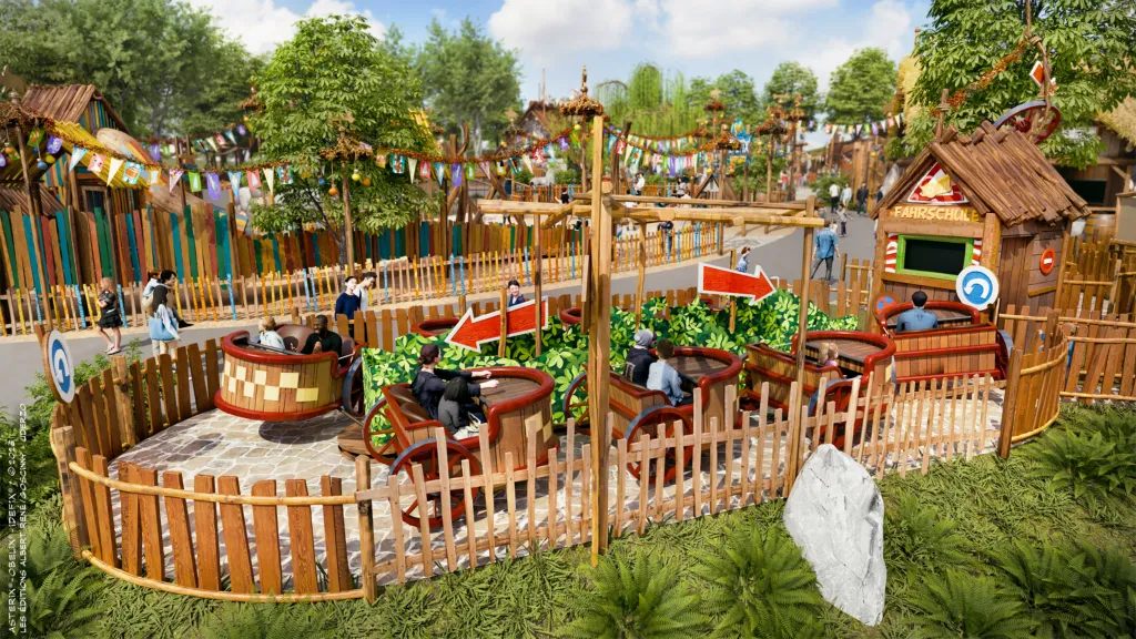 BELANTIS öffnet Idefix' Abenteuerland: Drei neue Zamperla-Attraktionen für die ganze Familie 4 belantis fahrschule frischling konzept