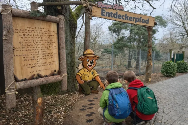 Entdeckerpfad, Rangerabzeichen und eine römische Stadt: Das ist neu im Klotti Park 2026 2 „Ranger Klottis Entdeckerpfad" im Klotti Park