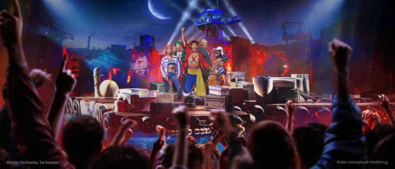 Universal Studios Hollywood: ONE PIECE: Grand Pirate Show feiert Westpremiere bei den Fan Fest Nights 2026 2 So soll die One Piece: Grand Show aussehen