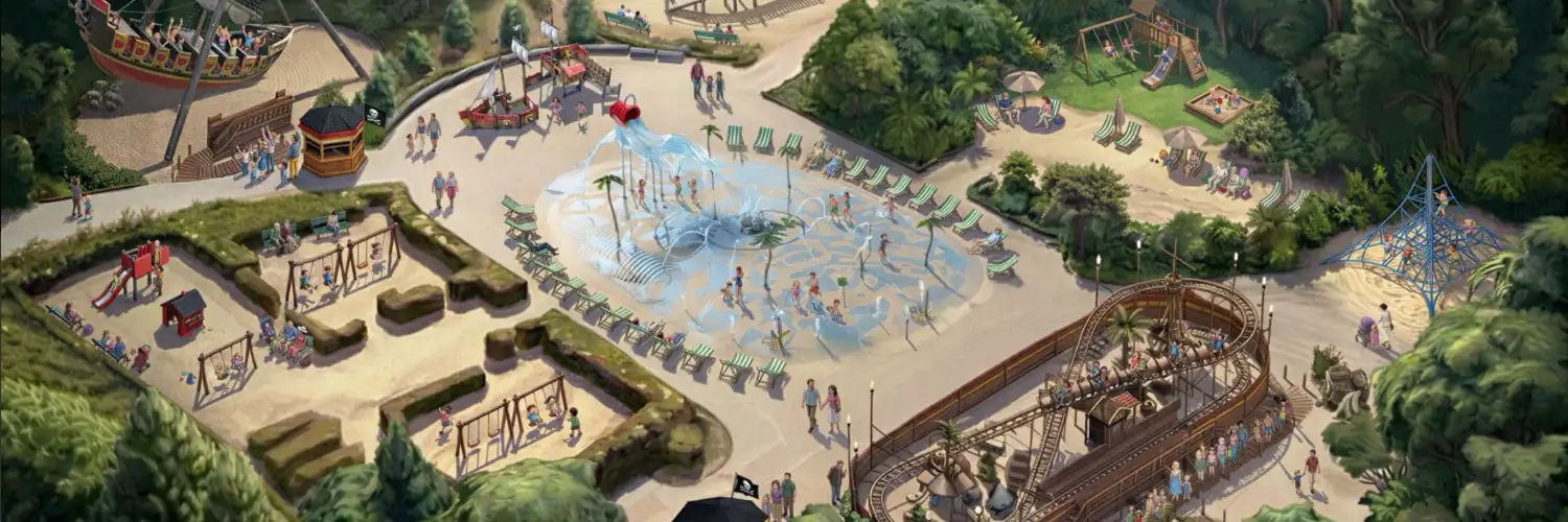 Fort des Pirates, Bateau des Corsaires und 500 Wasserdüsen: Das steckt hinter dem großen Umbau im Jardin d'Acclimatation 3 © Jardin d'Acclimatation