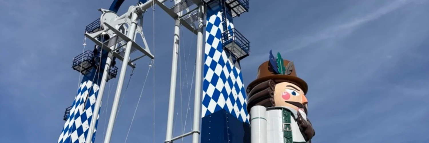 Lagoon Amusement Park eröffnet „Nutcracker": S&S Worldwide feiert Heimspiel mit neuem Screamin' Swing 7 Nutcracker im Lagoon Amusement Park © S&S Worldwide