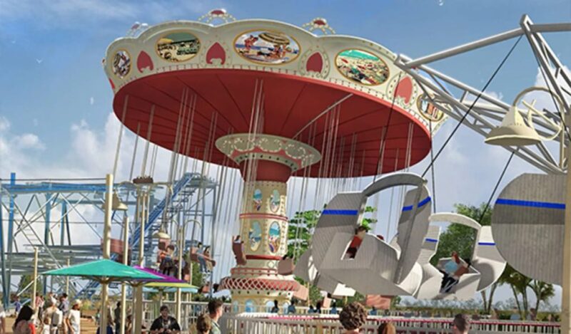 Six Flags Great Adventure: Neuer Pier-Bereich mit fünf Attraktionen ab Frühjahr 2026 4 six flags great adventure wave swinger konzept