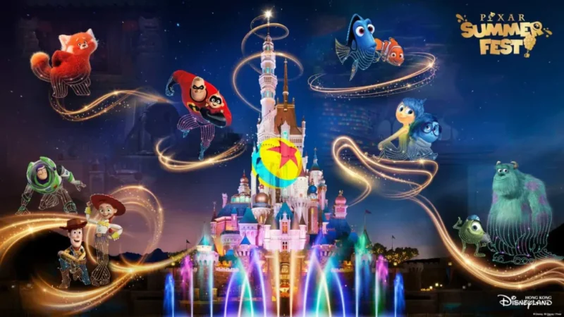 Pixar Summer Fest 2026: Hong Kong Disneyland feiert mit Wasser, Magie und Pixar-Freunden 2 Abendshow während dem Pixar Summer Fest © Hong Kong Disneyland