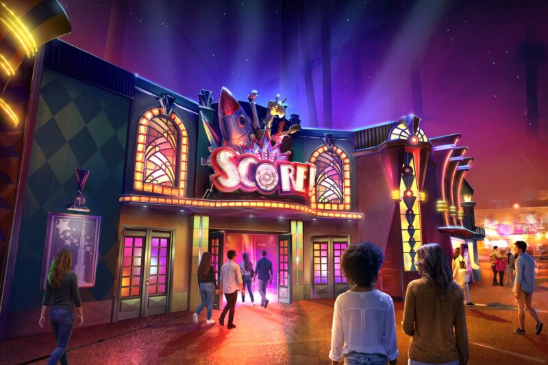 Gröna Lund enthüllt SCORE!: Der interaktive Dark Ride, bei dem du selbst ins Spiel einsteigst 2 Grona Lund Score Konzept Eingang