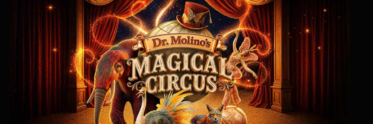 Akrobatik, Clowns und ein geheimnisvoller Entdecker: Studio 100 präsentiert Dr. Molino’s Magical Circus in De Panne 6 Plopsaland Belgium Dr Molinios Magical Circus News