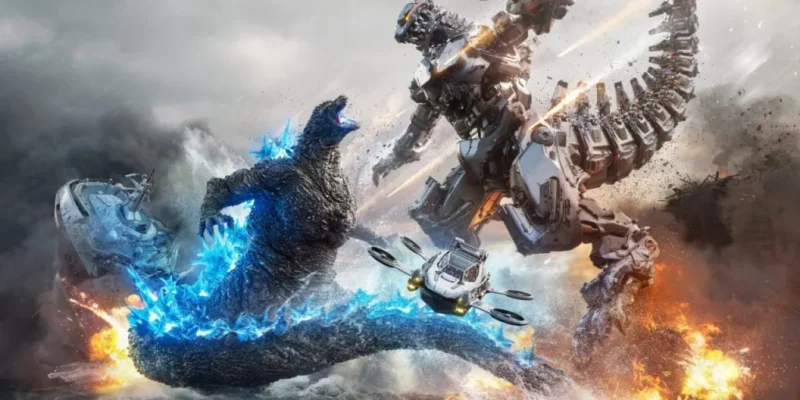 Brogent enthüllt R-Ride: Tornados, Sandstürme und Monster in 360 Grad 3 Godzilla gegen einen Roboter Dinosaurier