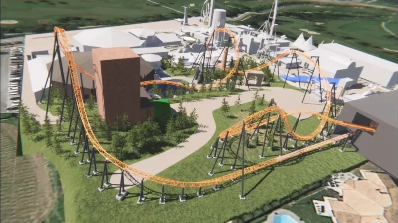 Rekordjagd in Lipperswil: Conny-Land kündigt neue Achterbahn "Massai" für 2027 an 3 So soll die "Massai" aussehen © Conny-Land