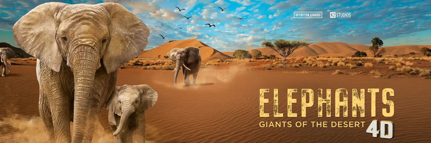 SimEx-Iwerks erweitert Filmportfolio mit Wüstenelefanten-Doku in 4D 2 simex iwerks elephants giants of the desert news