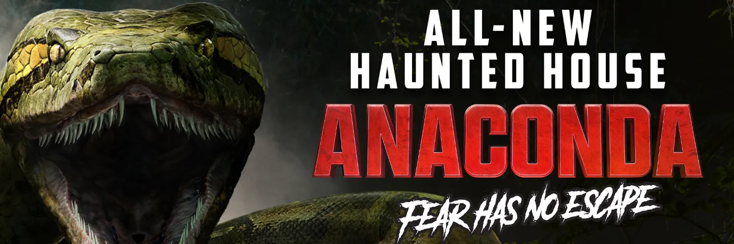 Anaconda bei Howl-O-Scream 2026 bei Busch Gardens