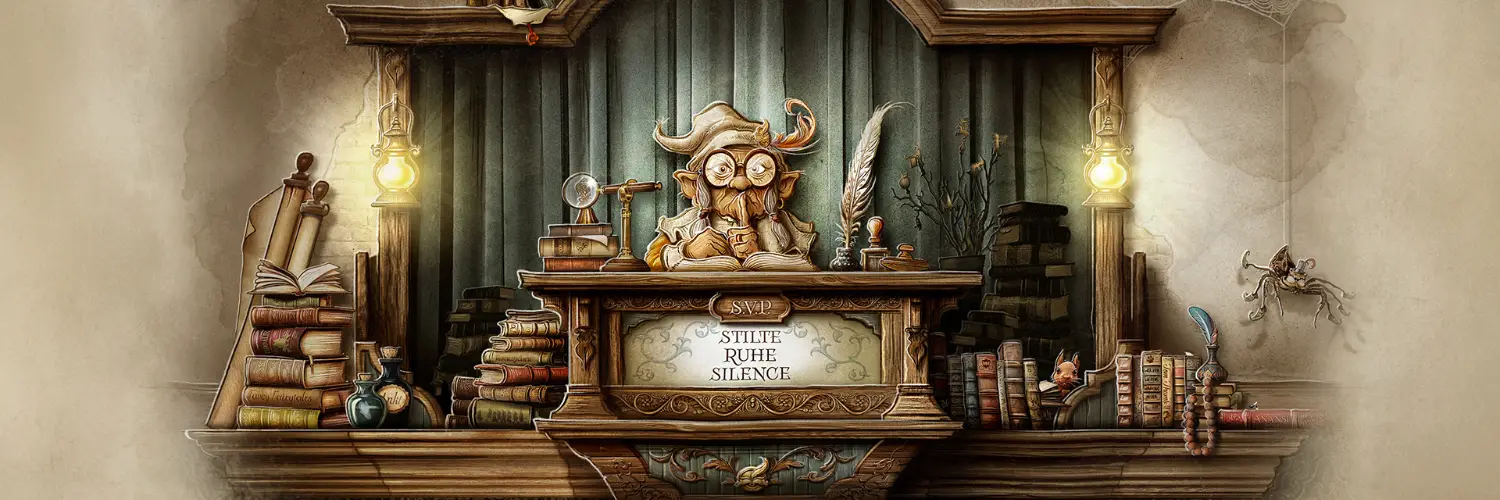 „Die Märchenbibliothek“ nimmt Gestalt an: Neues 32. Märchen im Efteling ab 2027 4 Der Ruhezwerg in der Märchenbibliothek © Efteling