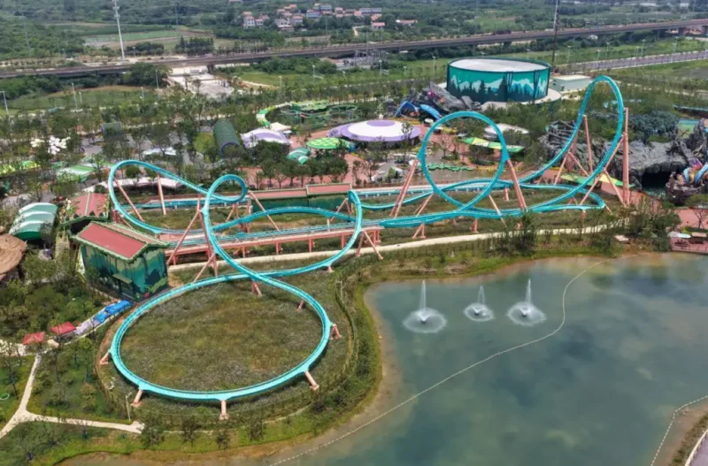 Xiaogan Fantawild Adventure Park eröffnet mit spektakulärem Launch-Coaster 2 © Jinma Rides