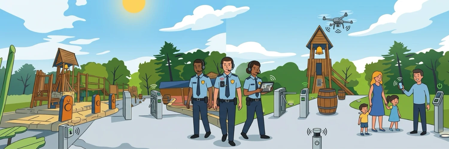 Wie moderne Technologien die Arbeit von Sicherheitskräften in Freizeitparks verändern 13 tpc 101 sicherheitskraft freizeitpark technologie news