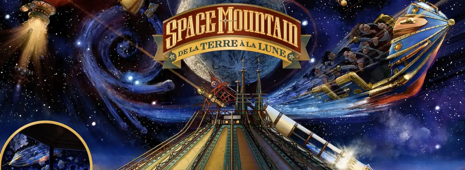 Space Mountain – De la Terre à la Lune: Disneyland Paris schickt seinen Kult-Klassiker zurück zum Mond 5 © Disney