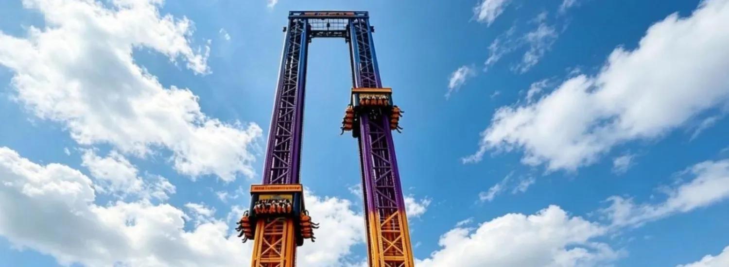 Doppelter Nervenkitzel: China startet mit spektakulären Tower-Rides von Jinma Rides in den Sommer 4 Twins Launch Tower © Jinma Rides
