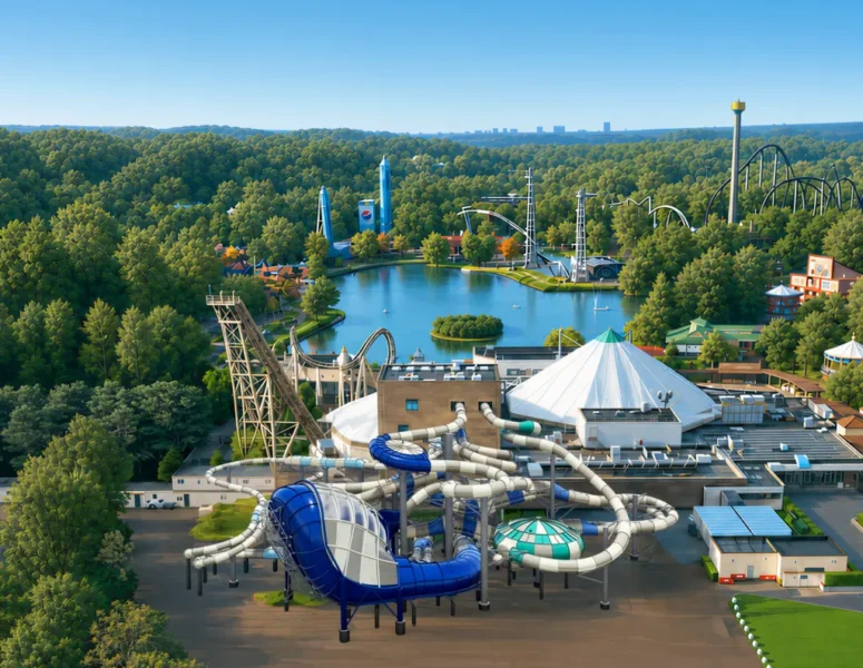 Aqualibi und ProSlide holen die TornadoWAVE ans Tageslicht 2 ProSlide ATRIUM Aqualibi Konzept
