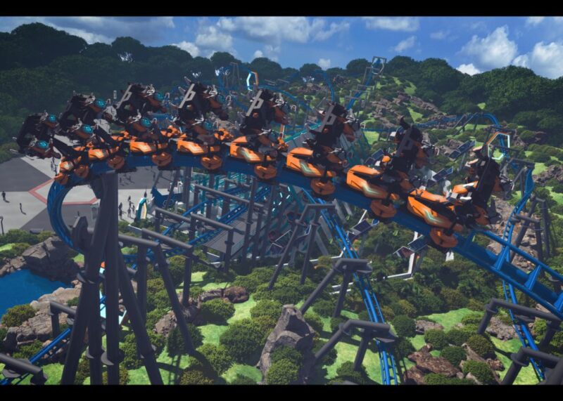 Fliegen statt Fahren: Six Flags Magic Mountain kündigt für 2027 den Thrill Glider an 3 © Six Flags Magic Mountain